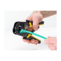 Universelle Crimpzange mit Abisolierer für 8P (RJ45) oder 6P (RJ12 11) Stecker — Buy in Cyprus with Fast Delivery