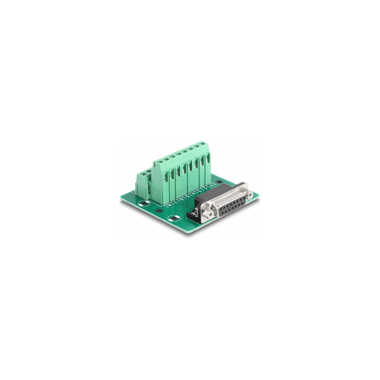D-Sub 15 Pin Buchse zu 16 Pin Terminalblock für Hutschiene — Buy in Cyprus with Fast Delivery