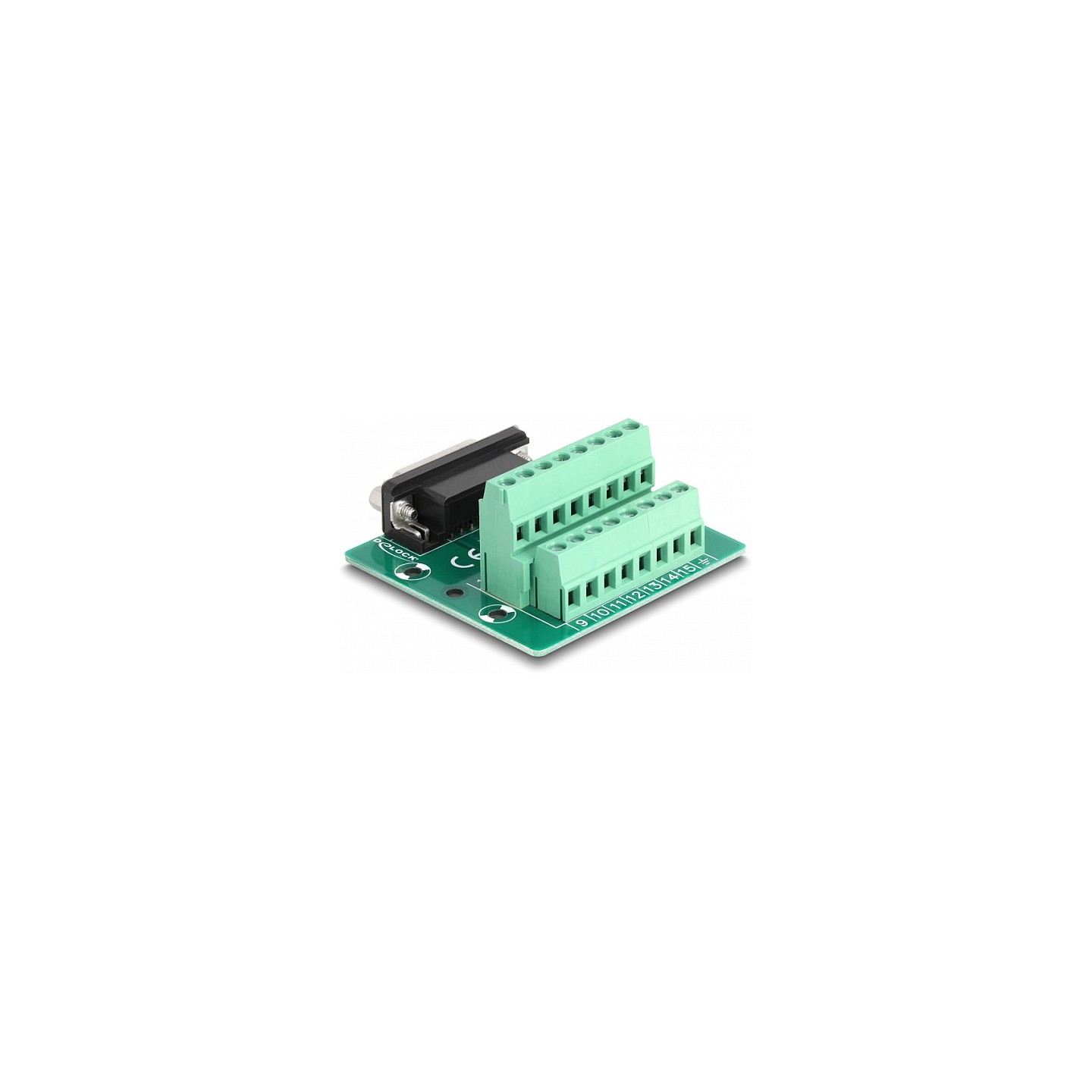 D-Sub 15 Pin Buchse zu 16 Pin Terminalblock für Hutschiene — Buy in Cyprus with Fast Delivery