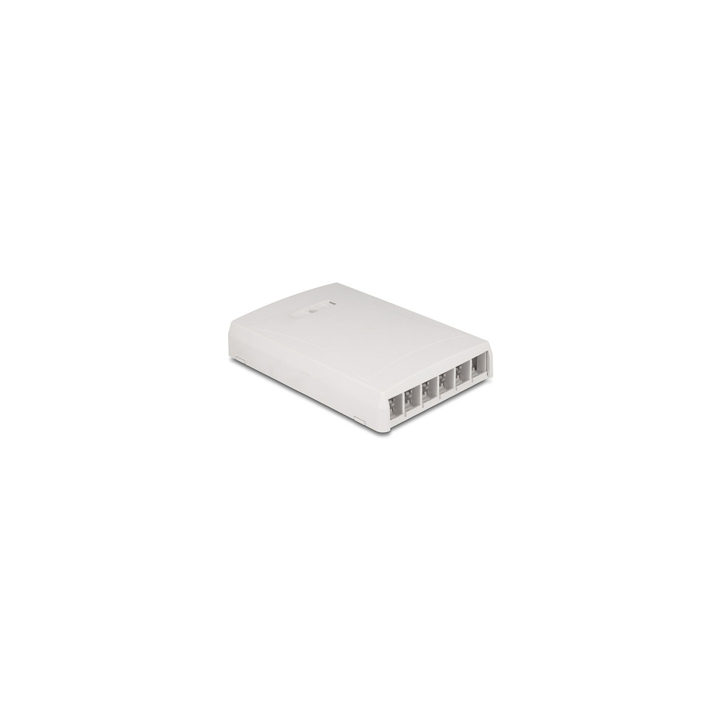 Keystone Leergehäuse Aufputz 6 Port für Glasfaser und Netzwerk weiß — Buy in Cyprus with Fast Delivery