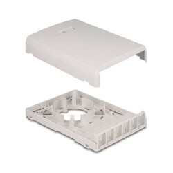 Keystone Leergehäuse Aufputz 6 Port für Glasfaser und Netzwerk weiß — Buy in Cyprus with Fast Delivery