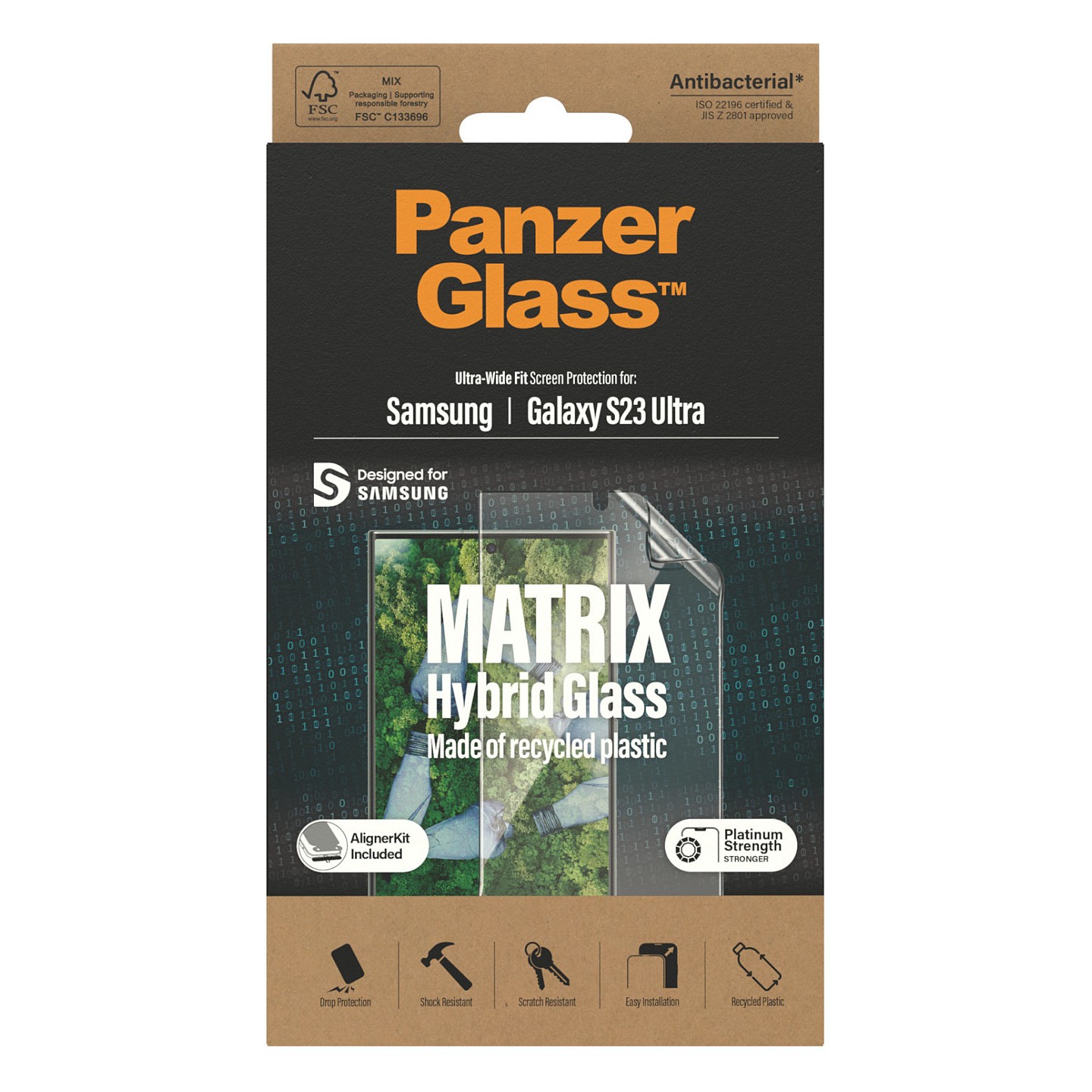 PanzerGlass MATRIX Galaxy S23 Ultra UWF PET-Film AB wA — Buy in Cyprus with Fast Delivery