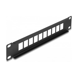 Delock 10? Keystone Patchpanel 10 Port schwarz — Buy in Cyprus with Fast Delivery