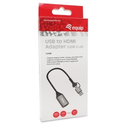 Equip Adapter USB-C A- to HDMI 1920x1080 60Hz Alu. — Buy in Cyprus with Fast Delivery