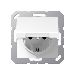 Jung A1520KLWW SCHUKO Steckd.m.Klappdeckel alpinweiß — Buy in Cyprus with Fast Delivery