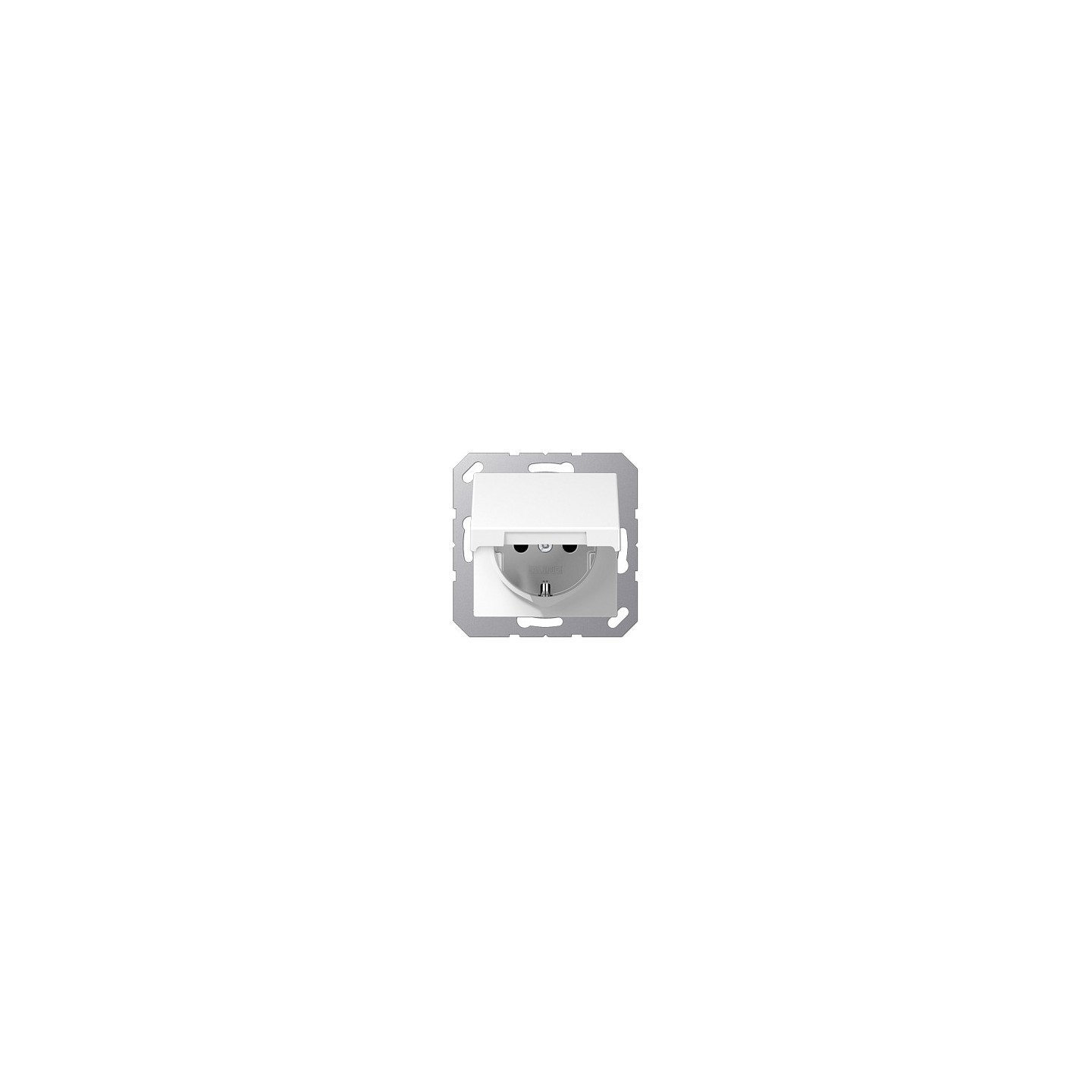 Jung A1520KLWW SCHUKO Steckd.m.Klappdeckel alpinweiß — Buy in Cyprus with Fast Delivery