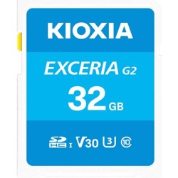 Buy Kioxia EXCERIA G2 MicroSDHC 32GB - Blue, UHS-I U3/V30, Class 10, 100MB/s R /... in Cyprus, Nicosia, Limassol, Larnaka, Pafos