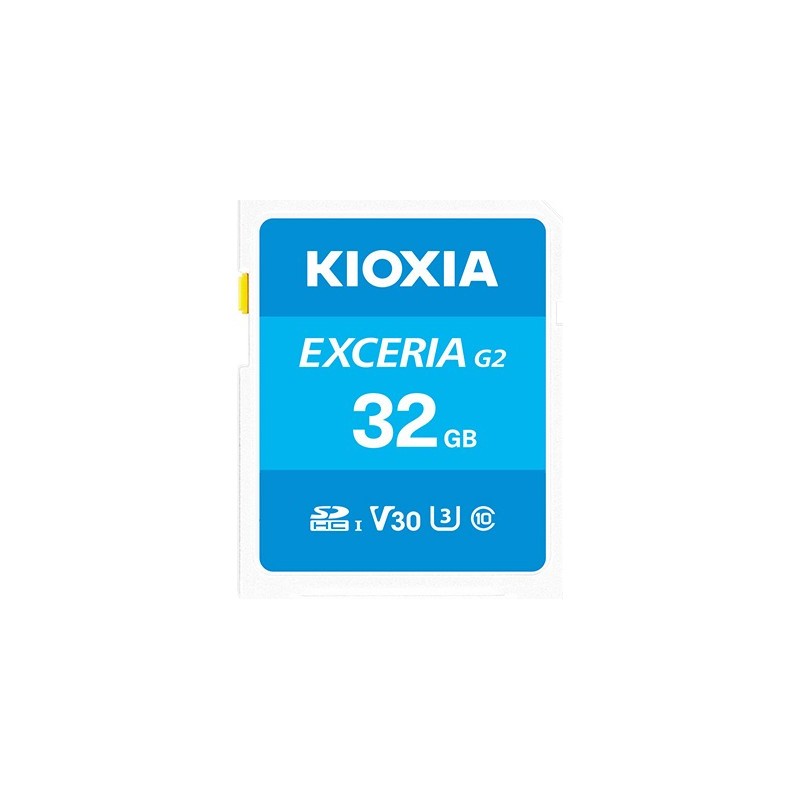 Buy Kioxia EXCERIA G2 MicroSDHC 32GB - Blue, UHS-I U3/V30, Class 10, 100MB/s R /... in Cyprus, Nicosia, Limassol, Larnaka, Pafos