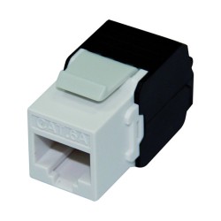 ROLINE Kat.6A Class EA Keystone ungeschirmt werkzeuglos weiss — Buy in Cyprus with Fast Delivery