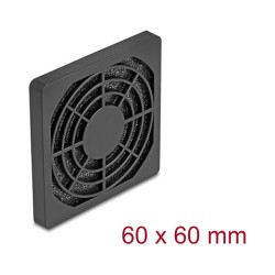 Lüftergitter mit Staubfilter 60 x 60 mm schwarz — Buy in Cyprus with Fast Delivery