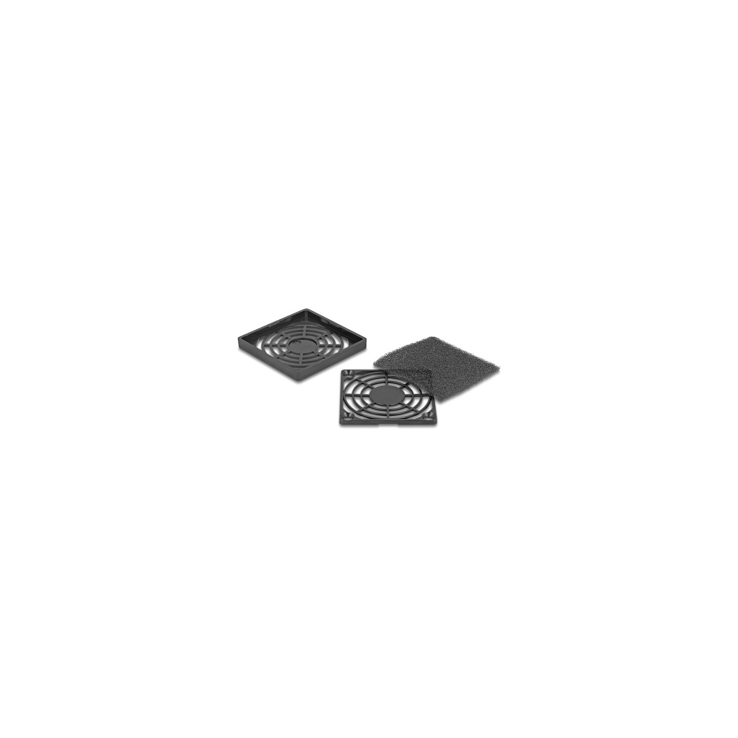 Lüftergitter mit Staubfilter 60 x 60 mm schwarz — Buy in Cyprus with Fast Delivery