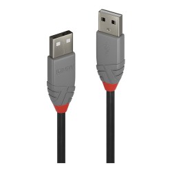LINDY USB 2.0 Kabel Typ A A Anthra Line M M 5m — Buy in Cyprus with Fast Delivery