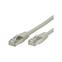 VALUE Patchkabel Kat.6 Class E S FTP PiMF grau 0.5m — Buy in Cyprus with Fast Delivery