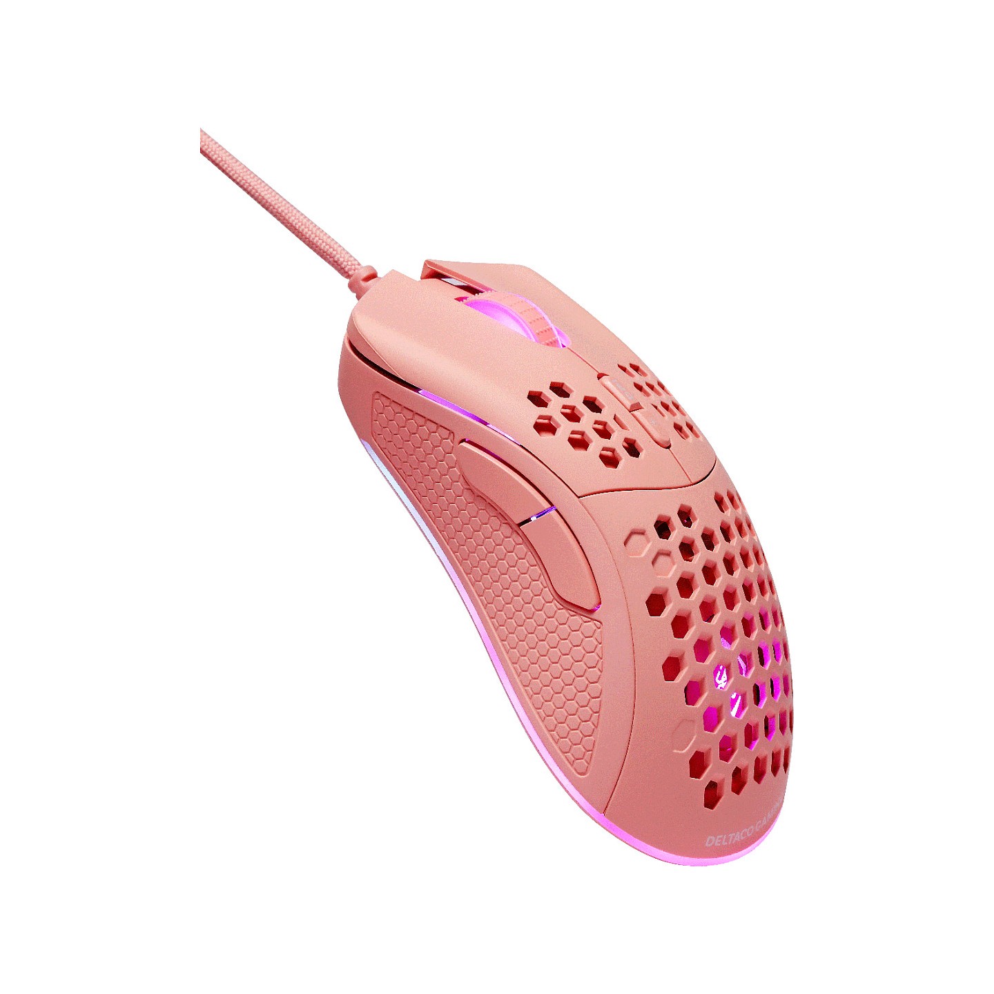 Deltaco Gaming Maus USB. RGB pink — Buy in Cyprus with Fast Delivery