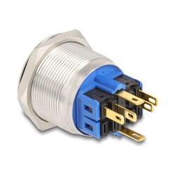 Drucktaster zum Einbau 25 mm 6 x Lötanschluss LED rot Powersymbol + Ring — Buy in Cyprus with Fast Delivery