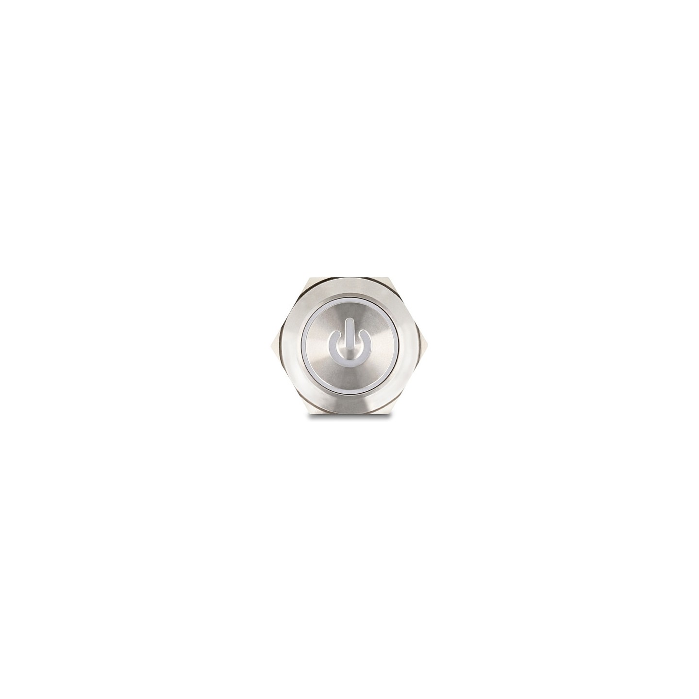Drucktaster zum Einbau 25 mm 6 x Lötanschluss LED rot Powersymbol + Ring — Buy in Cyprus with Fast Delivery