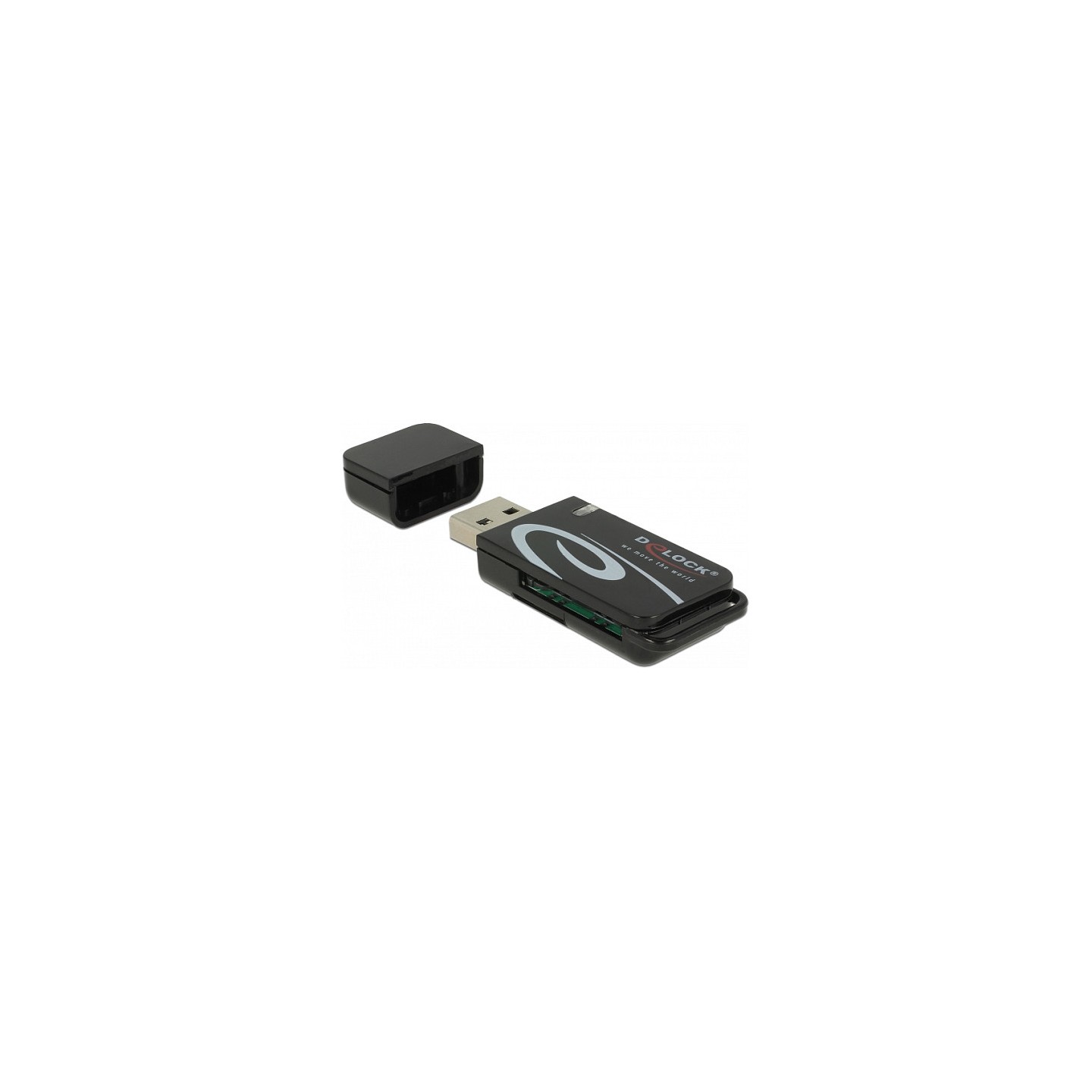 Mini USB 2.0 Card Reader mit SD und Micro SD Slot — Buy in Cyprus with Fast Delivery