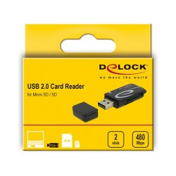 Mini USB 2.0 Card Reader mit SD und Micro SD Slot — Buy in Cyprus with Fast Delivery