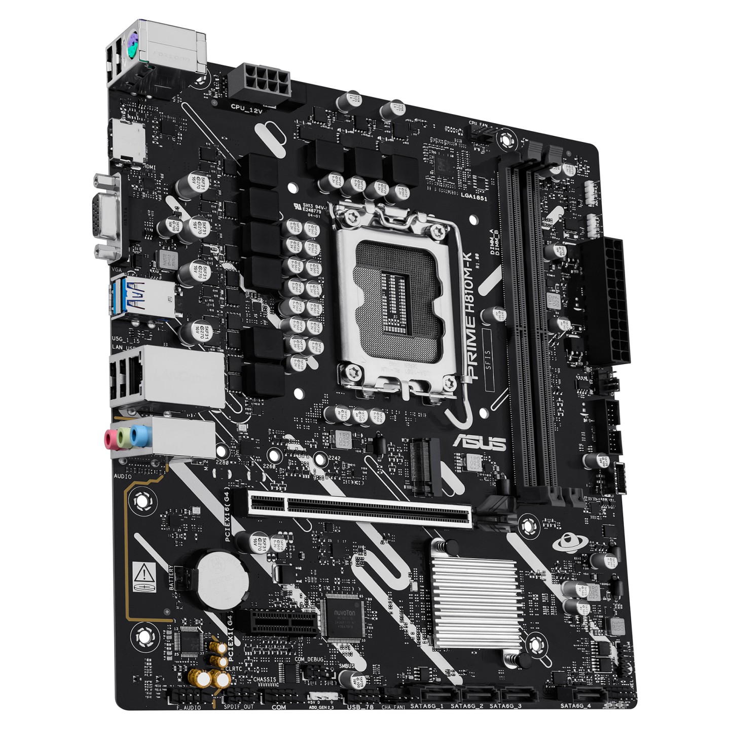 ASUS PRIME H810M-K-mATX Mainboard Sockel 1851 HDMI VGA — Buy in Cyprus with Fast Delivery