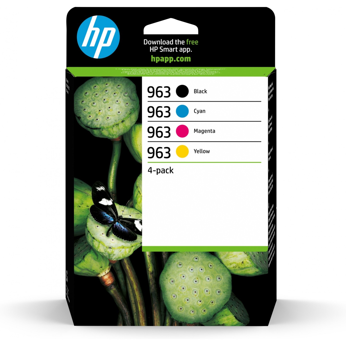 HP 963 Original Ink Multipack - 6ZC70AE - Black/Cyan/Magenta/Yellow, Standard Yield — Buy in Cyprus with Fast Delivery