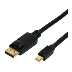 ROLINE Mini DisplayPort Kabel. v1.4. mDP - DP. ST - ST. schwarz. 1 m — Buy in Cyprus with Fast Delivery