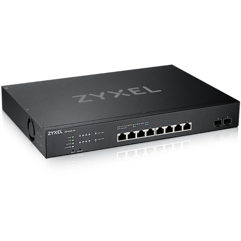 Buy Zyxel XS1930-10-ZZ0101F - 8x 10G RJ45 + 2x SFP+ L3 Managed Rackmount Switch ... in Cyprus, Nicosia, Limassol, Larnaka, Pafos