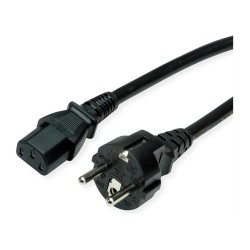 VALUE Netzkabel. IEC-Buchse & CEE7 7-Stecker gerade. schwarz. 1.8 m — Buy in Cyprus with Fast Delivery