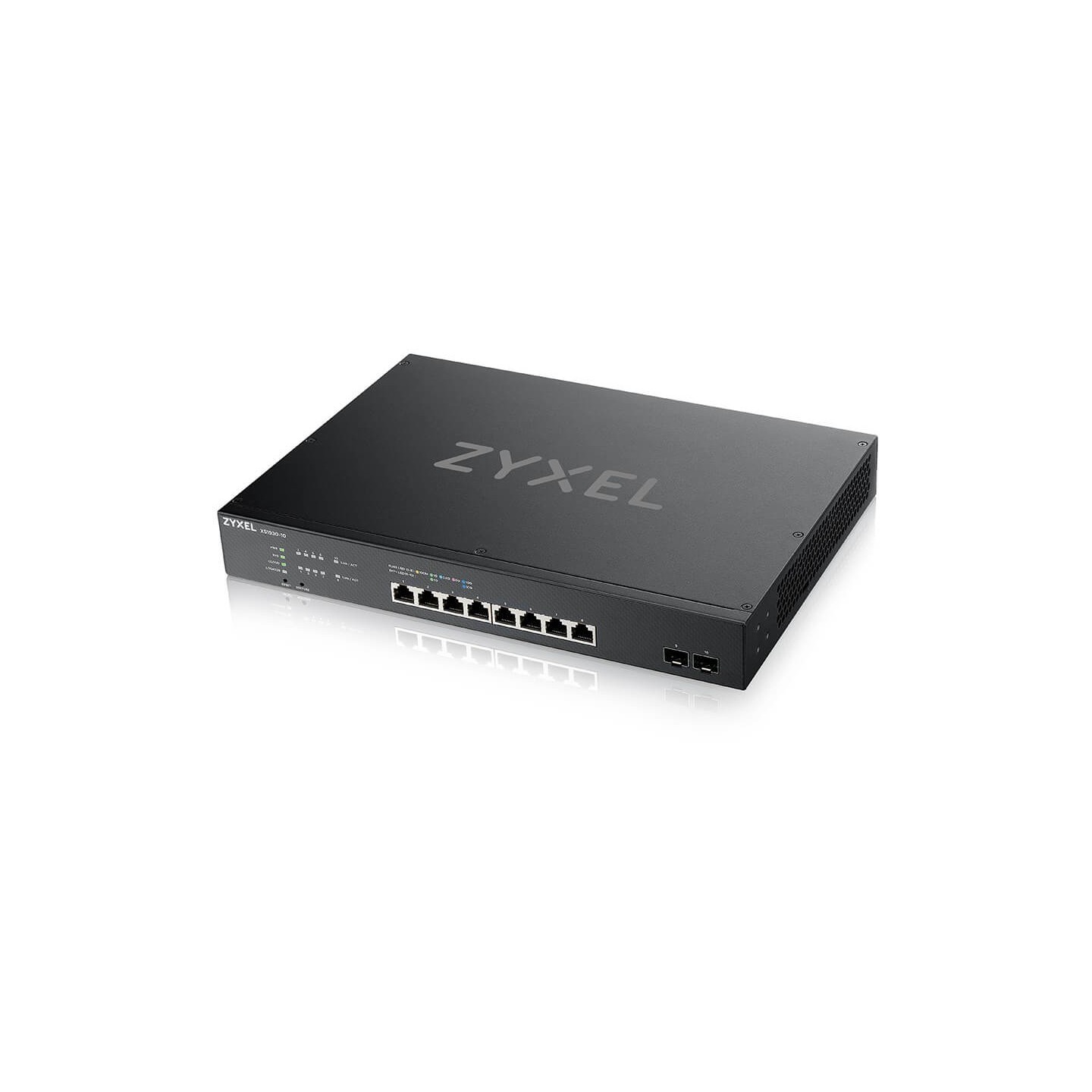 Zyxel XS1930-10-ZZ0101F - 8x 10G RJ45 + 2x SFP+ L3 Managed Rackmount Switch - Black — Buy in Cyprus with Fast Delivery