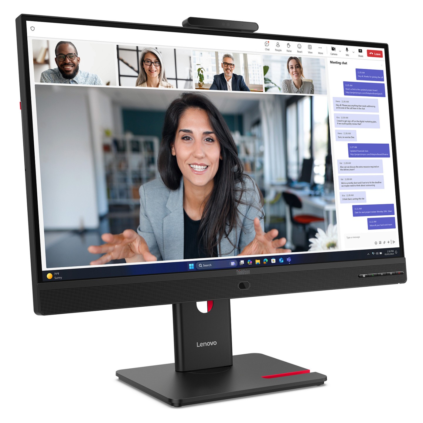 Lenovo ThinkVision T24-4v Full HD Office Monitor 60.5 cm (23.8') — Buy in Cyprus with Fast Delivery