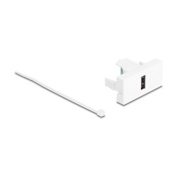 Delock Easy 45 Modul USB 2.0 Typ-A Buchse zu Terminalblock weiß — Buy in Cyprus with Fast Delivery