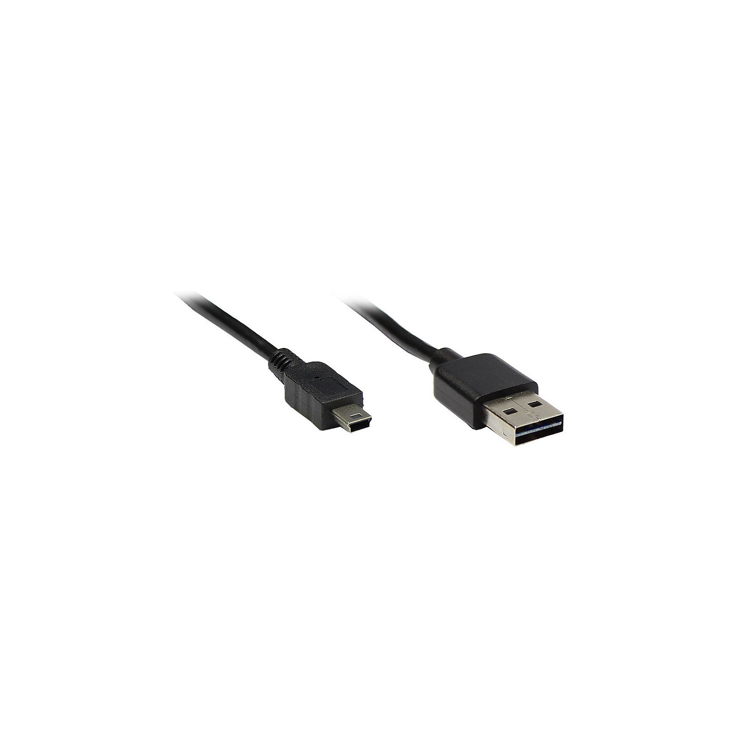 GoodConnections Anschlusskabel USB 2.0 EASY Stecker A an Mini B Stecker. schwarz. 1m. — Buy in Cyprus with Fast Delivery