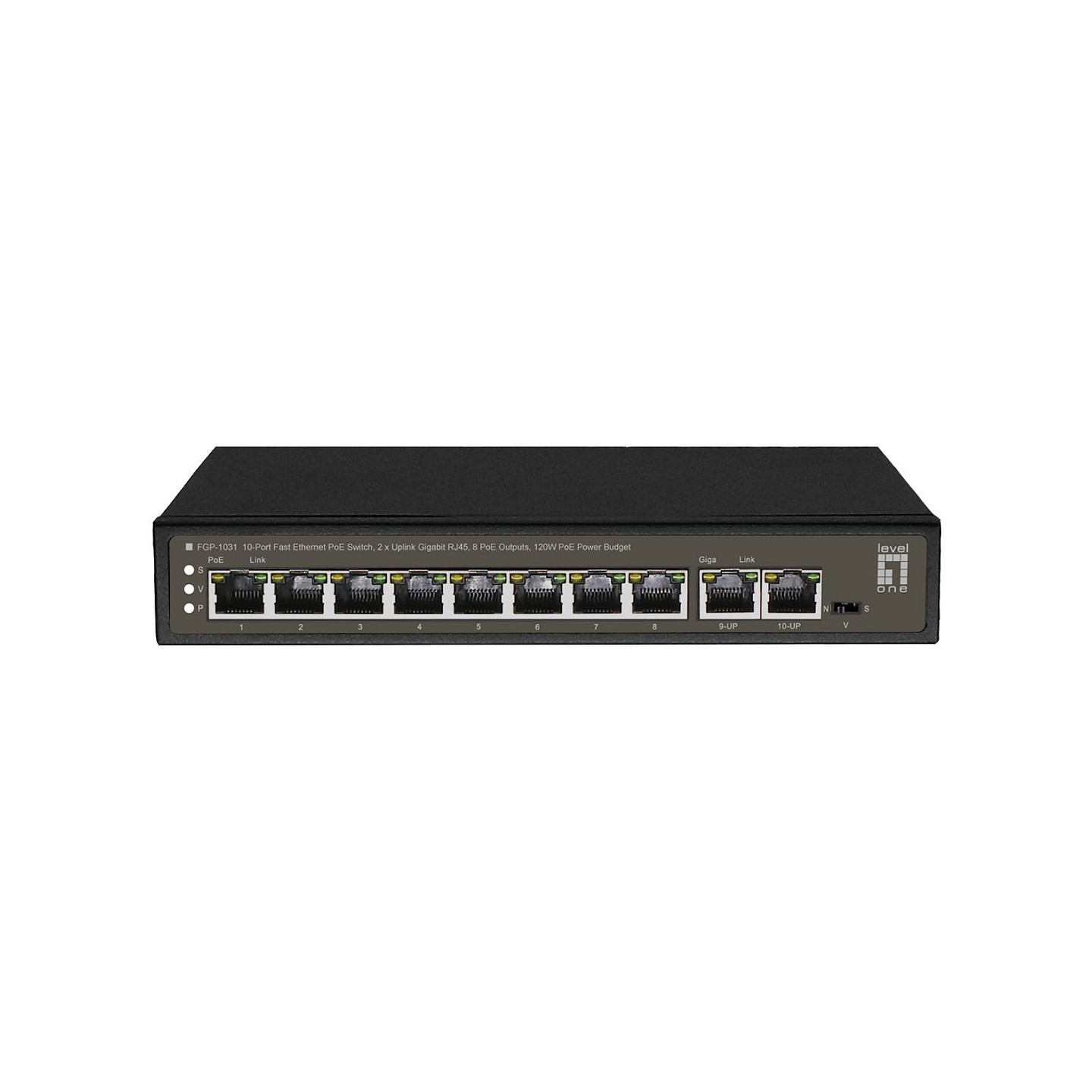 Switch 8x FE FGP-1031 2xGE 120W 8xPoE+ — Buy in Cyprus with Fast Delivery