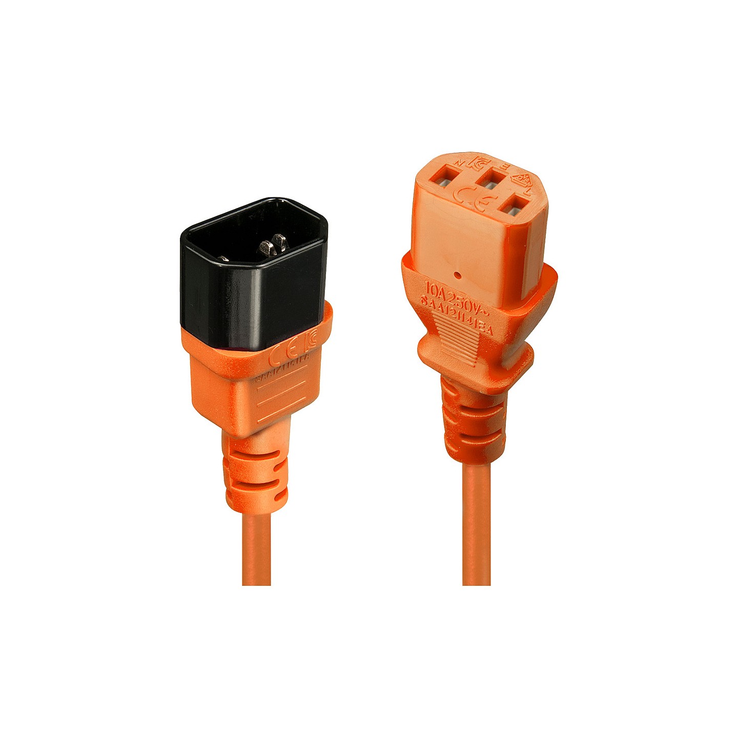 LINDY IEC-Netzverlängerung C14 - C13 orange 1m — Buy in Cyprus with Fast Delivery