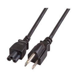EFB Netzkabel USA NEMA 5-15P-C5 180°.sw.1.8m.SVT AWG18x3C — Buy in Cyprus with Fast Delivery