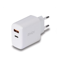 LINDY USB Ladegerät Typ A & C Charger 30W. weiß — Buy in Cyprus with Fast Delivery