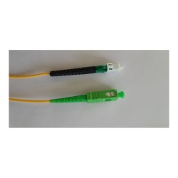 Synergy21 LWL-1-Faser-Patchk. 10mtr.LC(APC)-SC(APC). 9 125u. OS2. G657A2. AD2mm. LC hat flexible Knickschutztülle