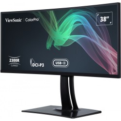 Buy ViewSonic VP3881A - 38\" Curved UltraWide 21:9 WQHD+ (3840x1600) IPS HDR10, ... in Cyprus, Nicosia, Limassol, Larnaka, Pafos