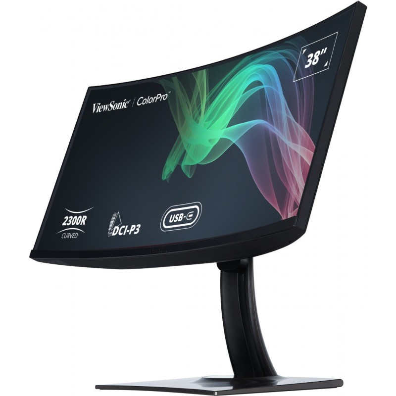 Buy ViewSonic VP3881A - 38\" Curved UltraWide 21:9 WQHD+ (3840x1600) IPS HDR10, ... in Cyprus, Nicosia, Limassol, Larnaka, Pafos