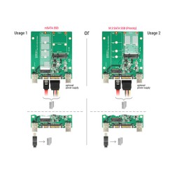 Konverter SATA USB 3.1 Typ-B Buchse to M.2 mSATA Slot — Buy in Cyprus with Fast Delivery