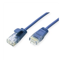 ROLINE GREEN UTP Patchkabel Cat.6A (Class EA). LSOH. slim. blau. 0.5 m — Buy in Cyprus with Fast Delivery