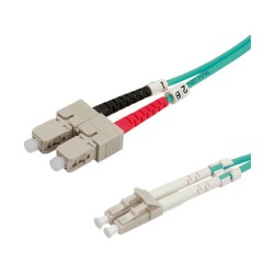 VALUE LWL-Kabel 50 125um OM3 LC SC trkis 1m — Buy in Cyprus with Fast Delivery