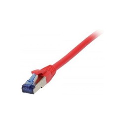 Synergy21 Patchkabel RJ45. CAT6A 500Mhz. 0.5m. rot. S-STP(S FTP). TPE LSZH(Superflex). AWG26.