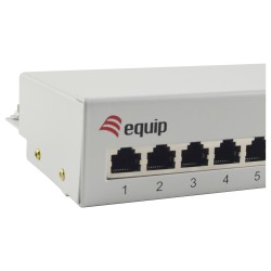 Equip Patchpanel 12x RJ45 Cat6 FTP Desktop ISO IEC hellgrau — Buy in Cyprus with Fast Delivery