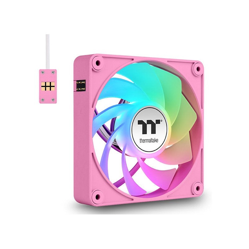 Buy Thermaltake CT140 EX Reverse ARGB Sync 140mm Pink PWM Case Fan - 3-Pack, 500... in Cyprus, Nicosia, Limassol, Larnaka, Pafos