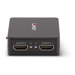 LINDY 2 Port HDMI 18G Splitter. Compact — Buy in Cyprus with Fast Delivery