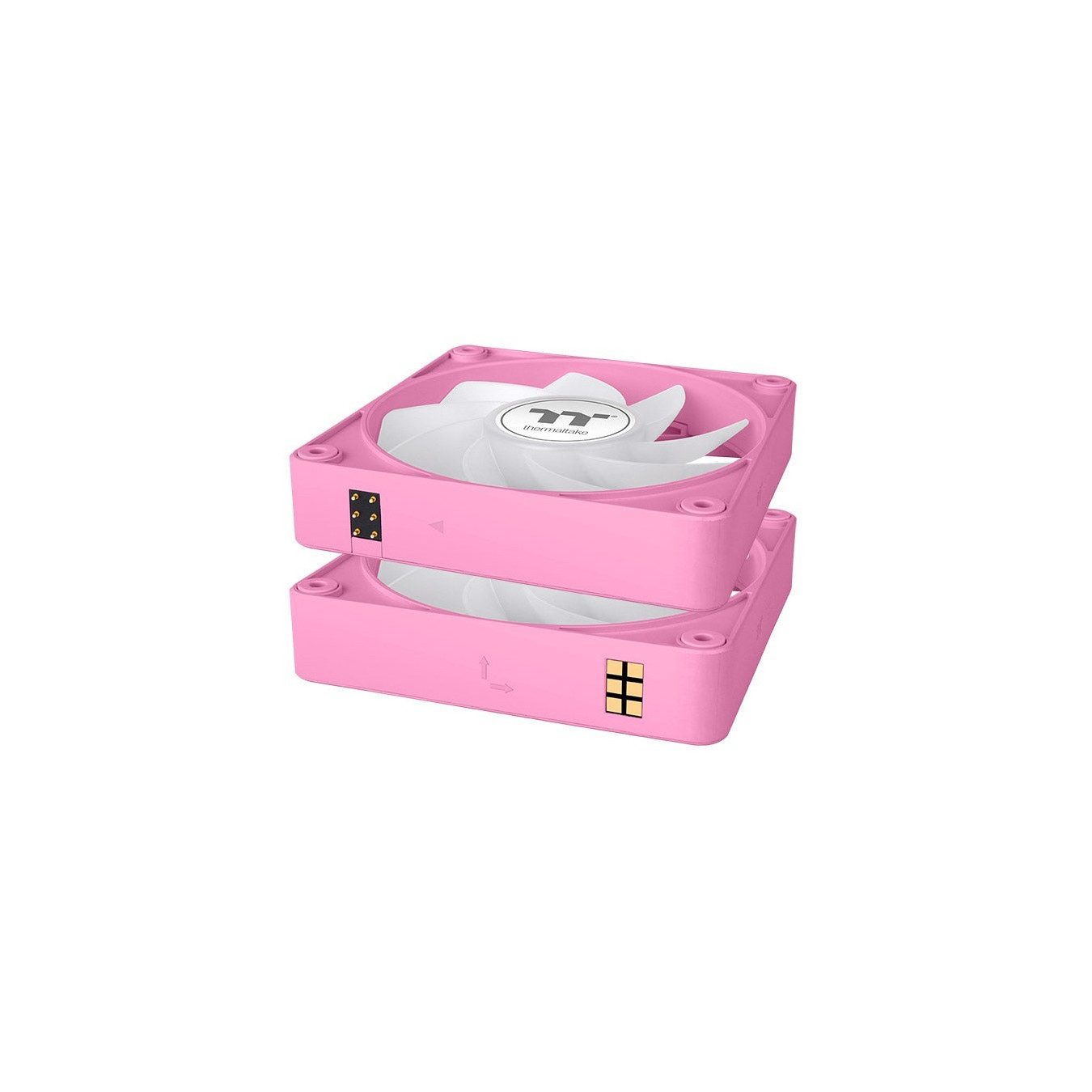 Thermaltake CT140 EX Reverse ARGB Sync 140mm Pink PWM Case Fan - 3-Pack, 500–1800 RPM, 94.95 CFM