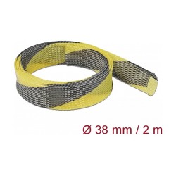 Geflechtschlauch dehnbar 2 m x 38 mm schwarz-gelb — Buy in Cyprus with Fast Delivery