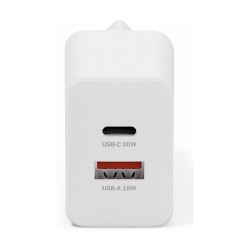 DIGITUS USB GaN Charger 30W. 1x USB-C. 1x USB-A — Buy in Cyprus with Fast Delivery