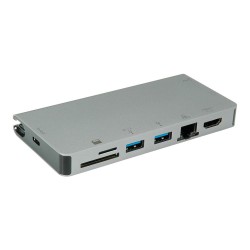 ROLINE USB Typ C Dockingstation. HDMI 4K. VGA. 2x USB 3.2 Gen 1. LAN. PD. Cardreader — Buy in Cyprus with Fast Delivery
