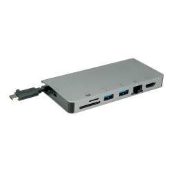 ROLINE USB Typ C Dockingstation. HDMI 4K. VGA. 2x USB 3.2 Gen 1. LAN. PD. Cardreader — Buy in Cyprus with Fast Delivery